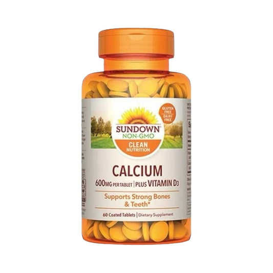 Sundown Calcium 600 Mg Plus Vitamin D 60 Tablet - MELIA PHARMACY - MELIA PHARMACY
