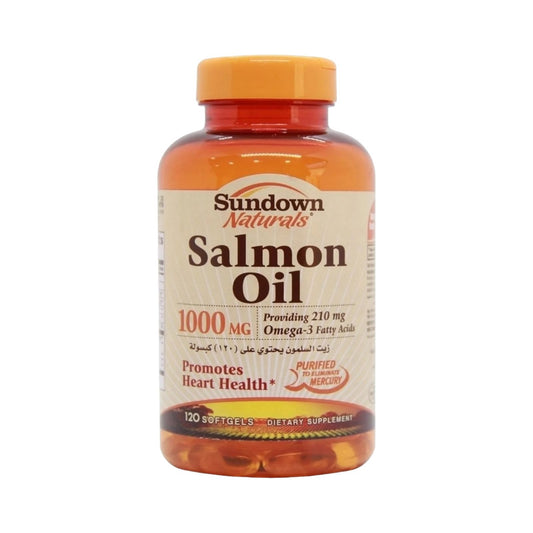 Sundown Salmon Oil 1000Mg, 120 Softgels Capsule - MELIA PHARMACY - MELIA PHARMACY