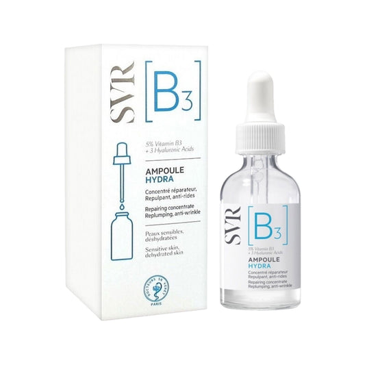 Svr Ampoule Hydra 5% Vitamin B3 + 3 Hyaluronic Acids 30ml - MELIA PHARMACY - MELIA PHARMACY