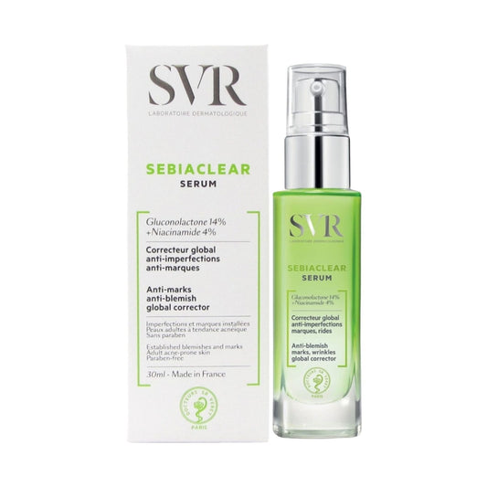 Svr Sebiaclear Serum (Gluconolactone + Niacinamide + Hyaluronic Acid) 30ml - MELIA PHARMACY - MELIA PHARMACY