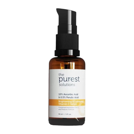 The Purest Solutions Brightening & Lightening Vitamin C Serum 10% Ascorbic Acid & 0.5% Ferulic Acid 30ML - MELIA PHARMACY - MELIA PHARMACY