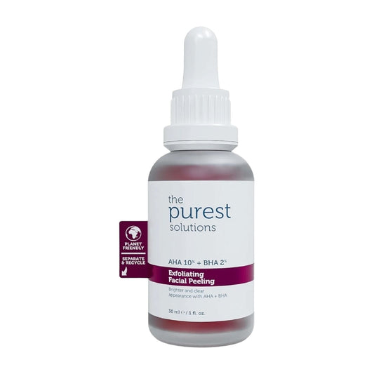 The Purest Solutions Exfoliating Facial Peeling Serum Aha %10 + Bha %2 (30ML) - MELIA PHARMACY - MELIA PHARMACY