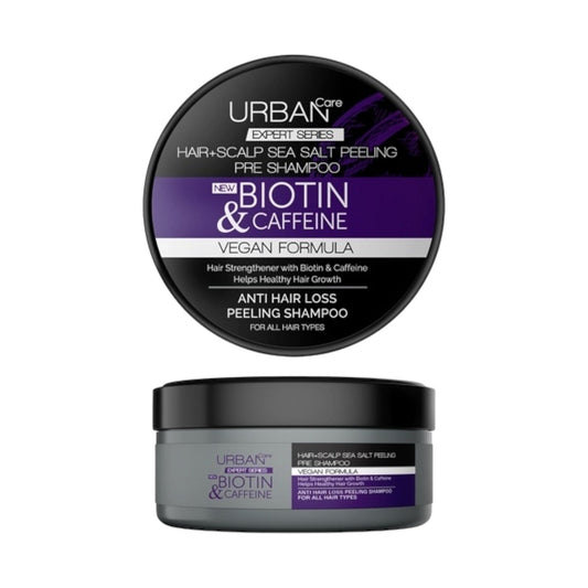 Urban Care Expert Biotin & Caffein Sea Salt Peeling Shampoo 200g - MELIA PHARMACY - MELIA PHARMACY