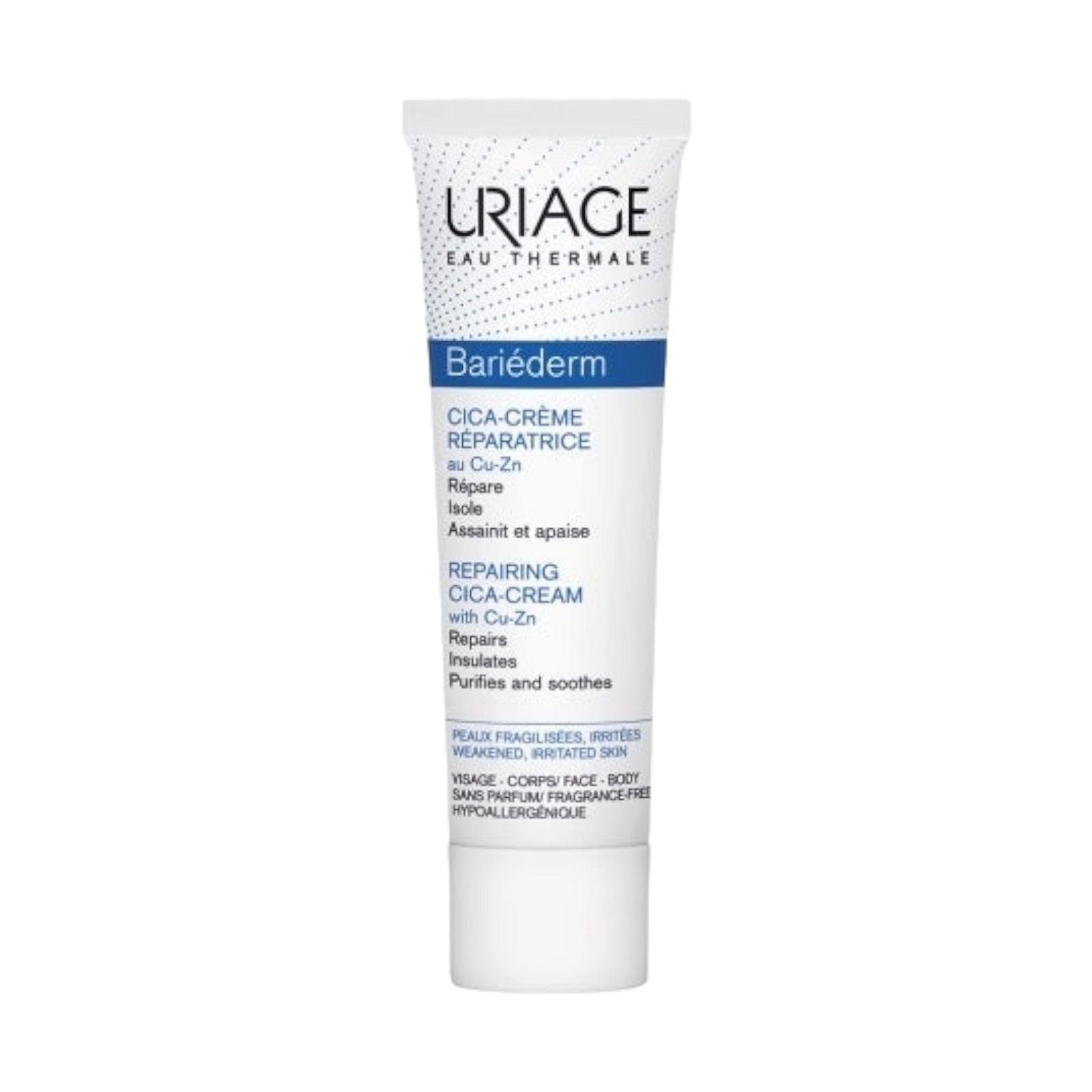 Uriage Bariéderm Repairing Cica-cream With Cu-zn 40ml - MELIA PHARMACY - MELIA PHARMACY