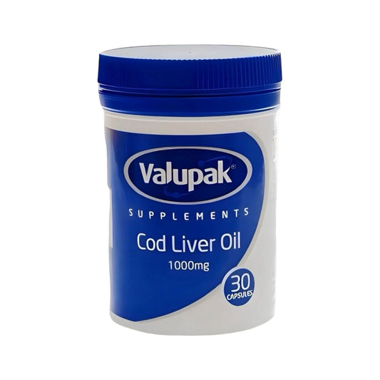 Valupak Cod Liver Oil 30 Tablet - MELIA PHARMACY - MELIA PHARMACY