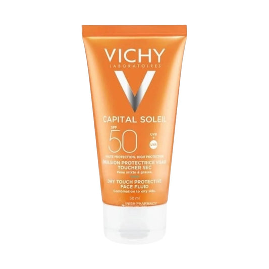 Vichy Capital Soleil Dry Touch Anti Shine Sunscreen for Combination to Oily Skin SPF50 50ml - MELIA PHARMACY - MELIA PHARMACY