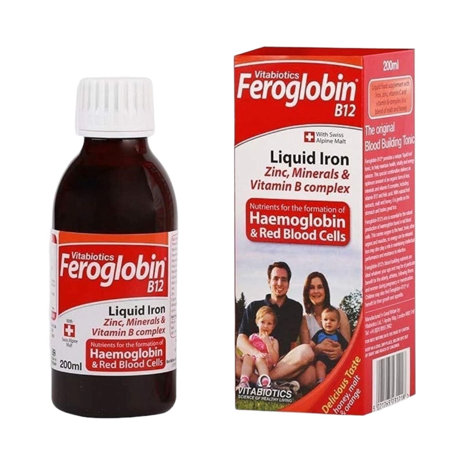 Vitabiotics Feroglobin B12 Syrup 200Ml - MELIA PHARMACY - MELIA PHARMACY