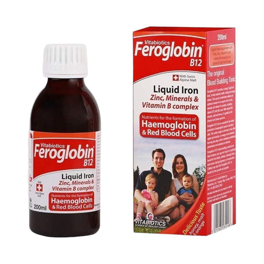 Vitabiotics Feroglobin B12 Syrup 200Ml - MELIA PHARMACY - MELIA PHARMACY