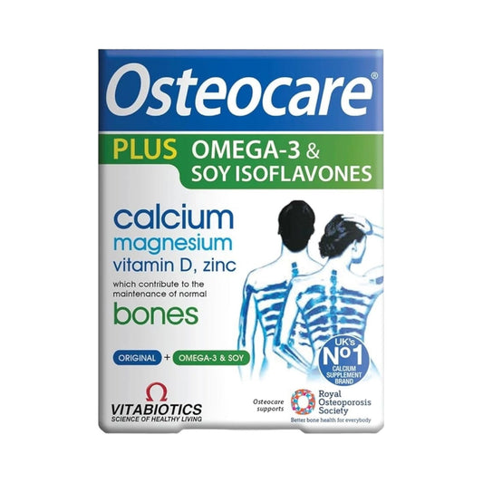 Vitabiotics Osteocare Plus Omega-3 And Soy Isoflavones 65 Tablet - MELIA PHARMACY - MELIA PHARMACY