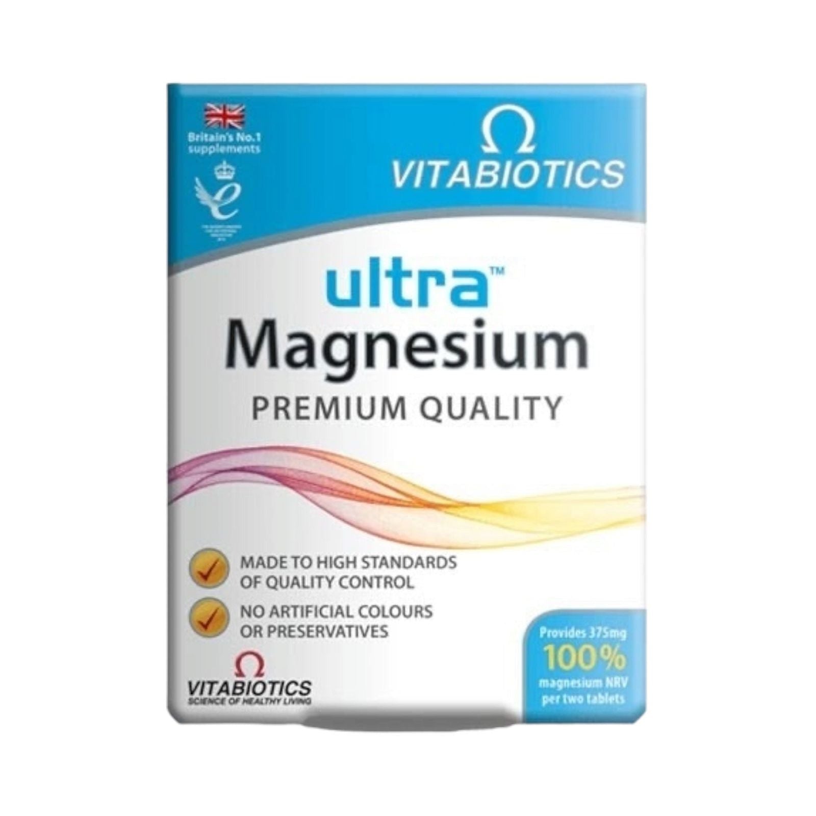 Vitabiotics Ultra Magnesium 375Mg, 60 Tablet - MELIA PHARMACY - MELIA PHARMACY