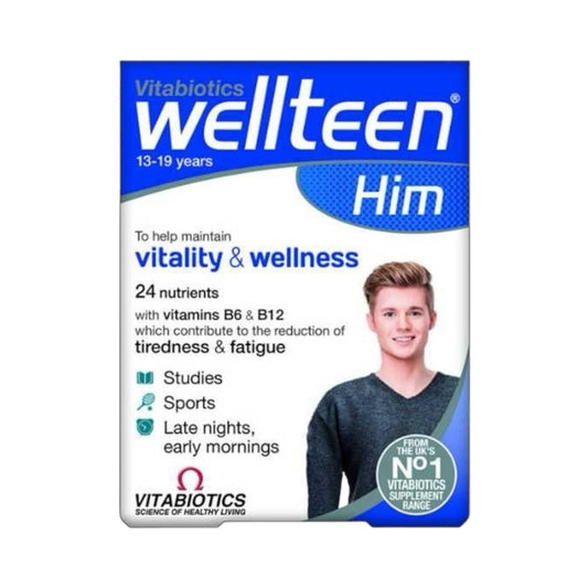 Vitabiotics Wellteen Him (13-19) years 30Tab - MELIA PHARMACY - MELIA PHARMACY