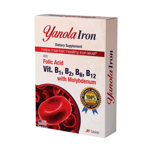 Yanola Iron Maintain Healthy Iron Level 30 Tablet - MELIA PHARMACY - MELIA PHARMACY