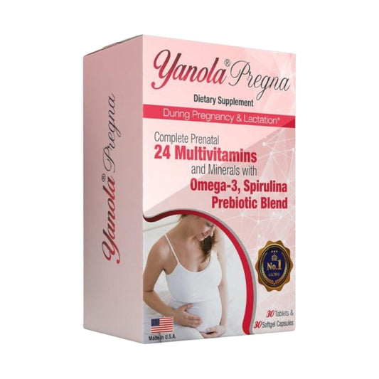 Yanola Pregna Pregnancy And Lactation Vitamins 30 Tablet - MELIA PHARMACY - MELIA PHARMACY